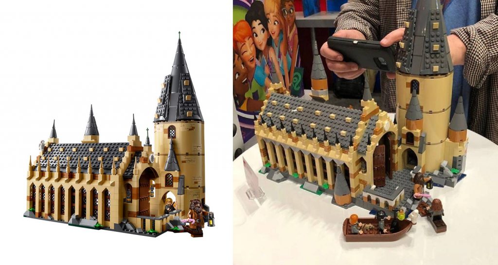 LEGO_Harry_Potter_75904_Hogwarts_Great_Hall_spot_the_difference