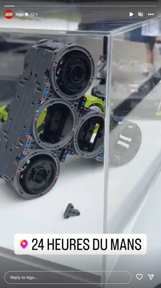 LEGO Group Le Mans Peugeot building challenge Instagram 1