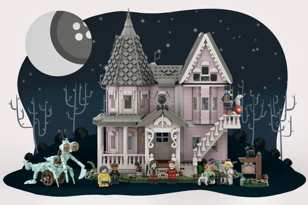 LEGO Ideas Coraline Pink Palace Daniel Bradleyy erste 2025 Rezension 1 1024x683
