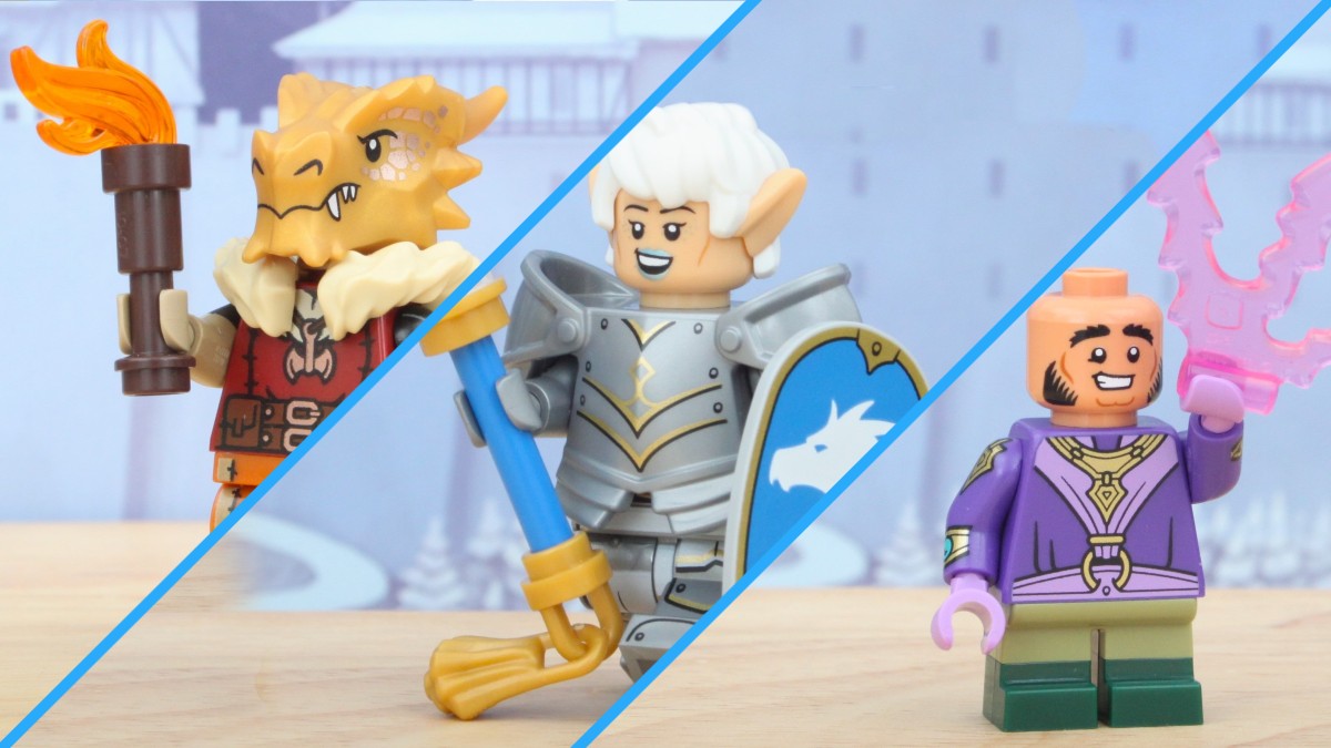 Every possible LEGO 71047 Dungeons & Dragons race and class combo