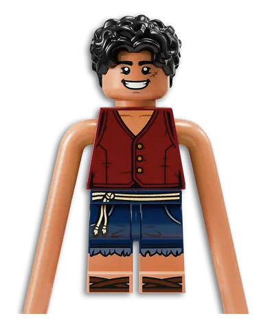 LEGO One Piece minifigur 2 af Monkey D. Luffy