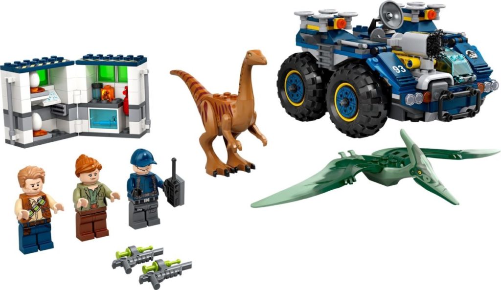 75940 Gallimimus en Pteranodon Breakout Jurassic World 1024x593
