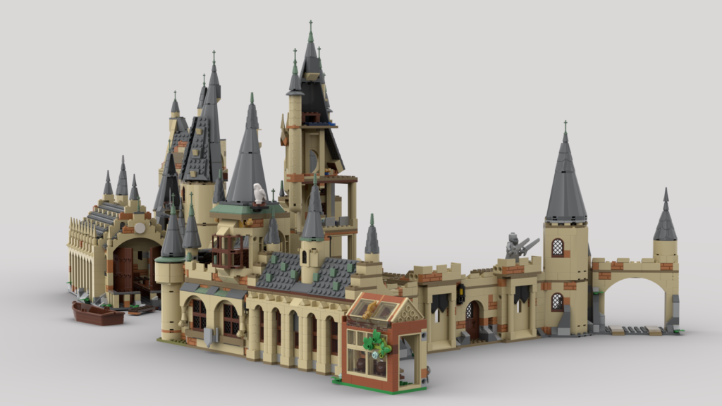 LEGO Harry Potter kombinerede Hogwarts-sæt Eurobricks 3