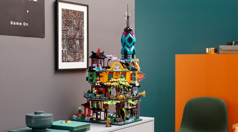 LEGO 71741 NINJAGO City Gardens is back in stock