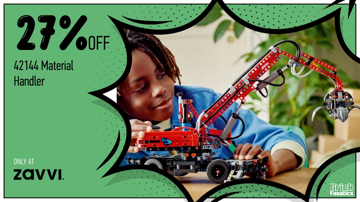 Huge 27% off LEGO Technic 42144 Material Handler at Zavvi