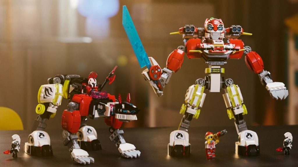 LEGO NINJAGO 71497 Coopers Tiger Mech und Zeros Hot Rod Auto Lifestyle (1024x576)