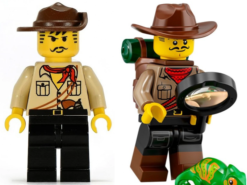 Comparación de LEGO Johnny Thunder