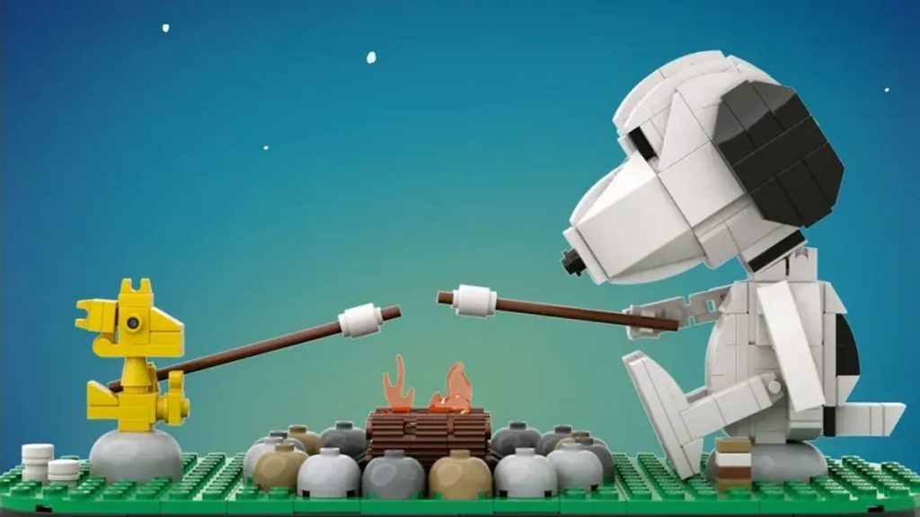 LEGO Ideas Snoopy am Lagerfeuer (bossofdos64, 1024x576)