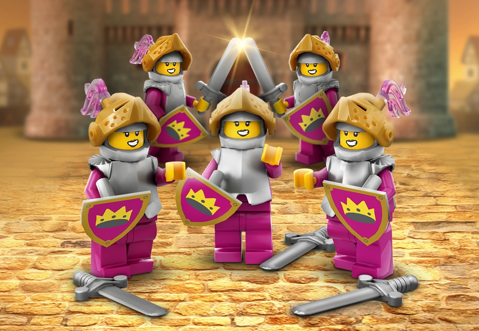 LEGO PAB Magenta Knights Bundle