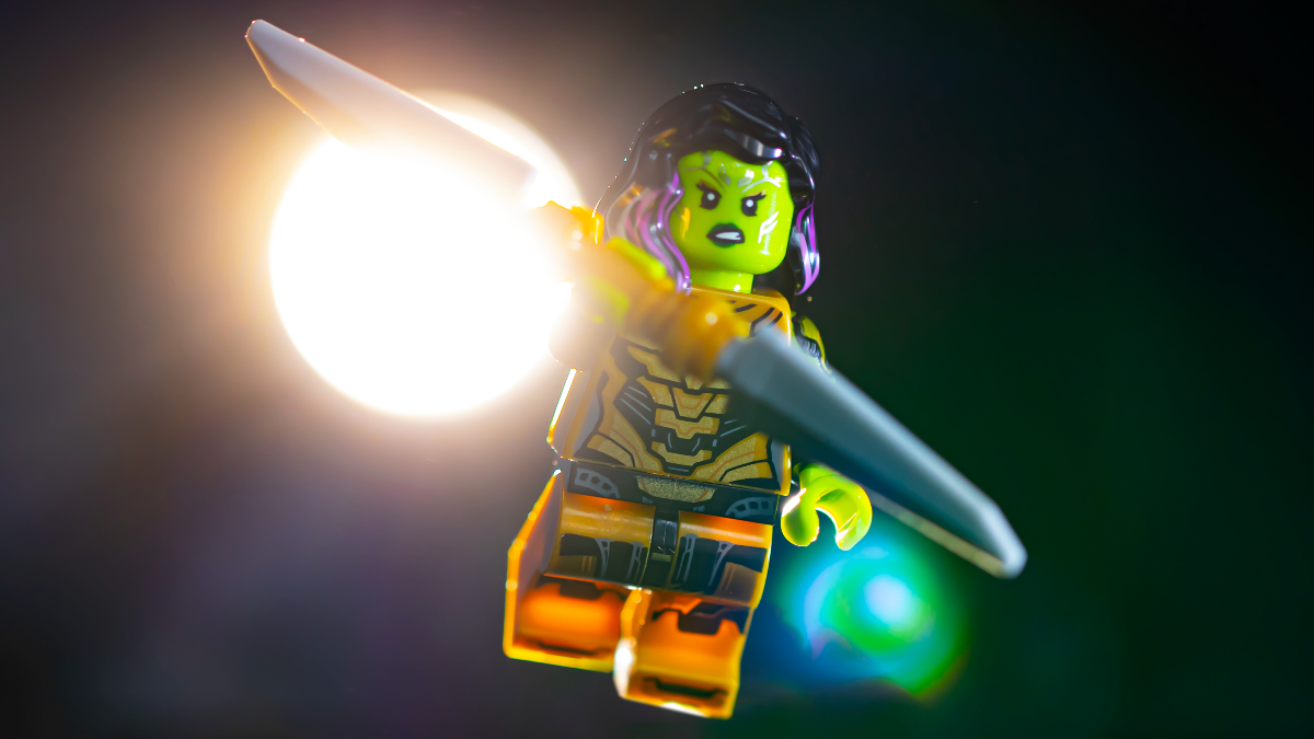Hvem er LEGO 71031 Marvel Studios Gamora med bladet af Thanos?