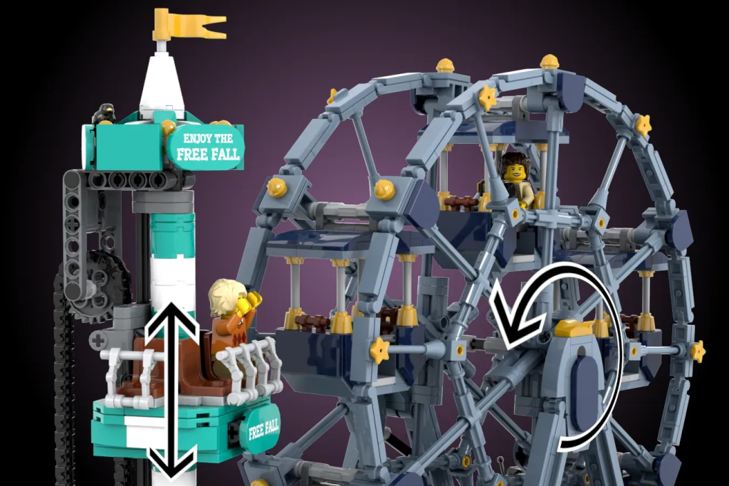 LEGO Ideas Funktionierender modularer Jahrmarkt 2 1024x683