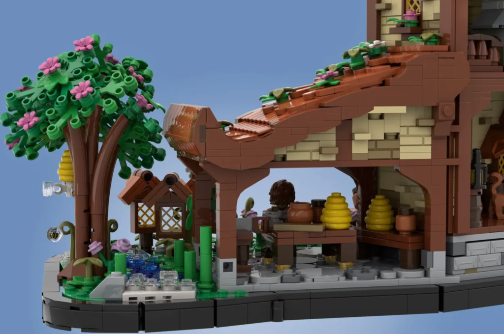 LEGO Ideas medieval bee farm 5 1024x680