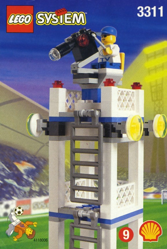 Lego Town 3311 Fjernsynstårnet