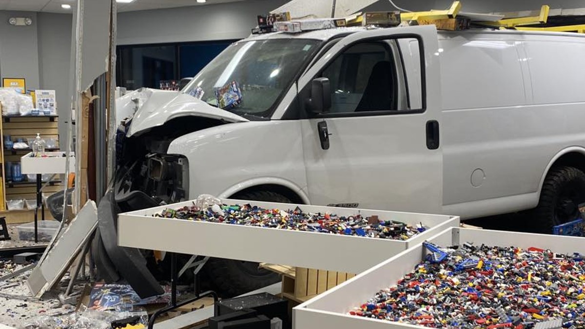Crash disrupts LEGO store's business after shop destroyed