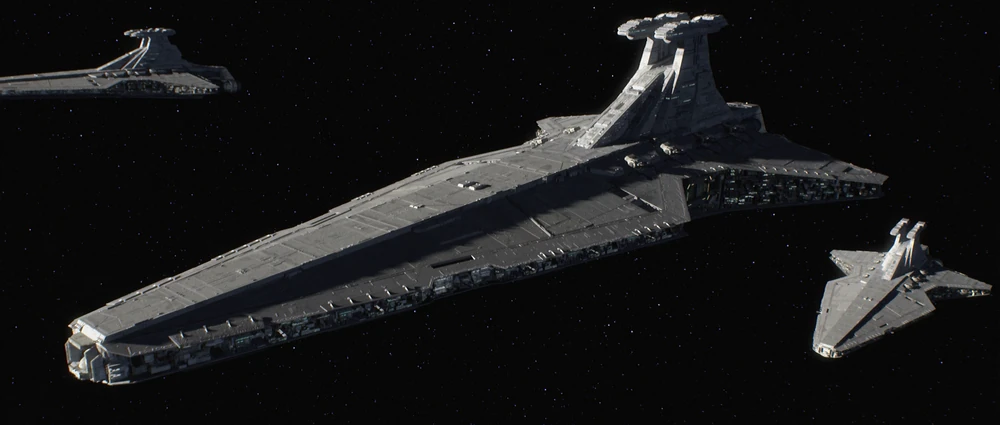 Venator cinza de Star Wars