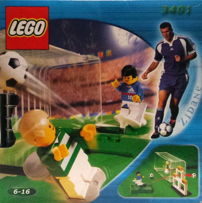 Lego Sports 3401 Skyd og score Zidane-udgaven