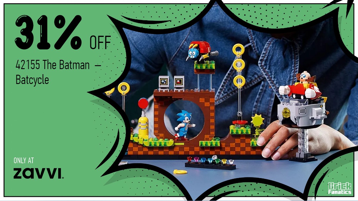 Gotta go fast: 31% off 21331 Sonic the Hedgehog - Green Hill Zone while stocks last