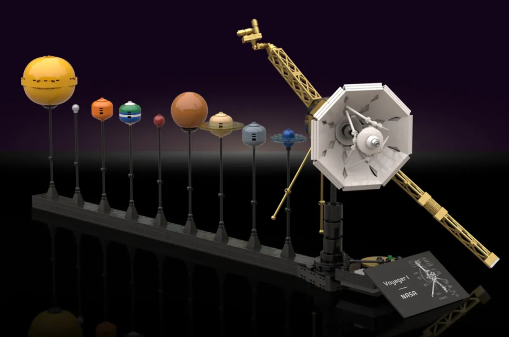 LEGO Ideas THE LONELINESS OF THE VOYAGER NASAS VOYAGER MISSION 1 1024x678