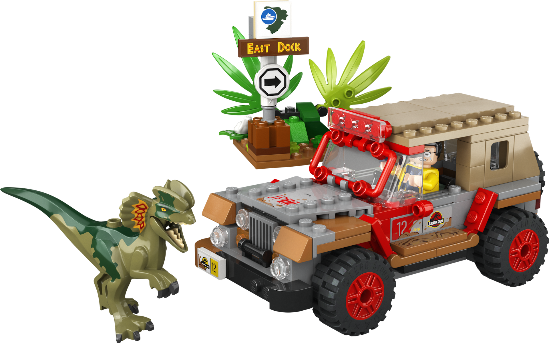 LEGO Jurassic Park 76958 Dilophosaurus Ambush 7