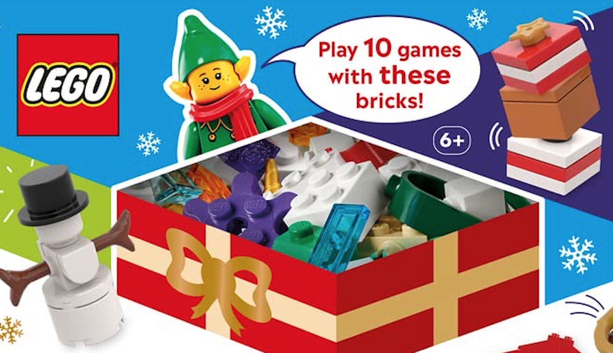 Primer vistazo a The LEGO Holiday Games Book que llegará en 2023