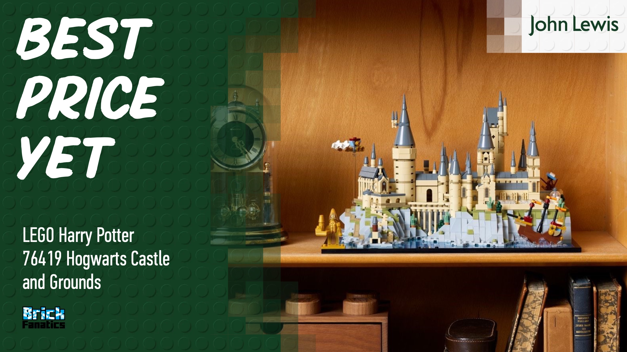 El precio más bajo hasta el momento en LEGO Harry Potter Hogwarts Castle and Grounds en John Lewis