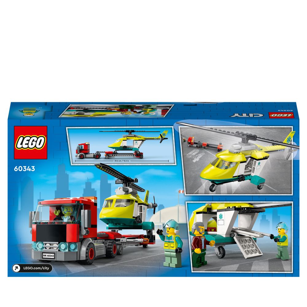 LEGO CITY 60343 Helicopter Transporter 3