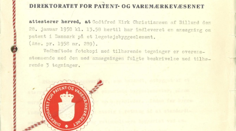 Celebrate International LEGO Day by checking out these original brick patents