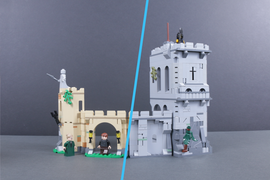 LEGO Harry Potter 76447 Castillo de Hogwarts Lecciones de vuelo Conversión de castillo LEGO 29 1024x683