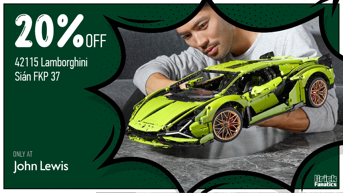 John Lewis offering huge discount on LEGO 42115 Lamborghini Sián FKP 37 