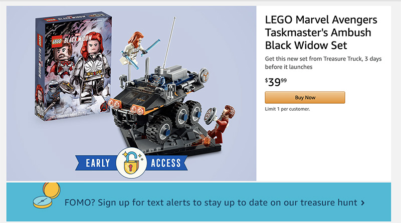 LEGO Marvel 77905 Taskmaster’s Ambush Amazon confusion explained