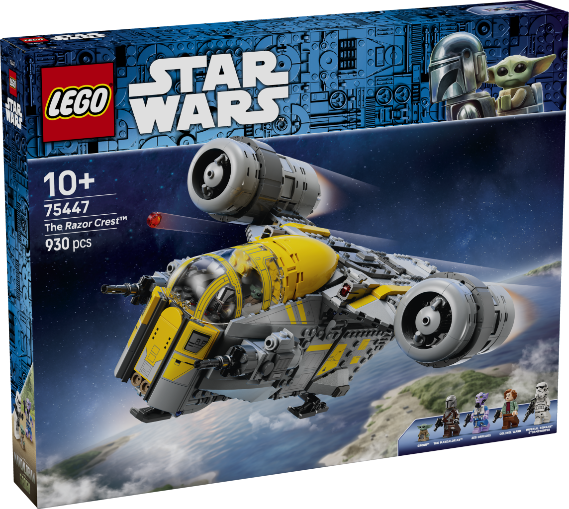 LEGO Star Wars 75447 Die Vorderseite der Razor Crest-Box 1144x1024