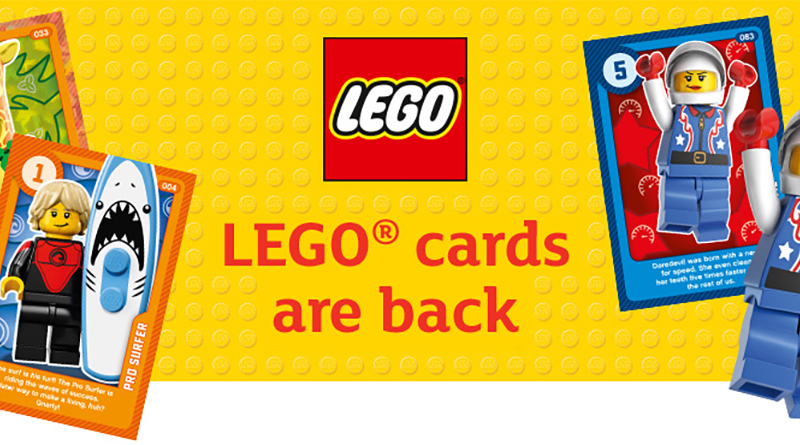 Las cartas coleccionables LEGO Create the World están de vuelta en Sainsbury's