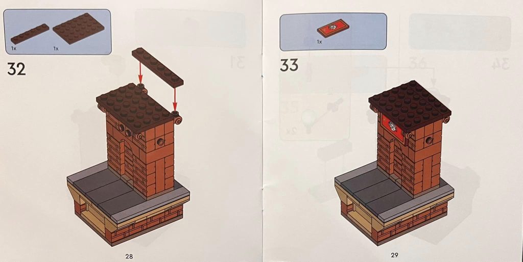 Lego Harry Potter 6541140 Perron 9 driekwart Barnes & Noble instructies 14 1024x514