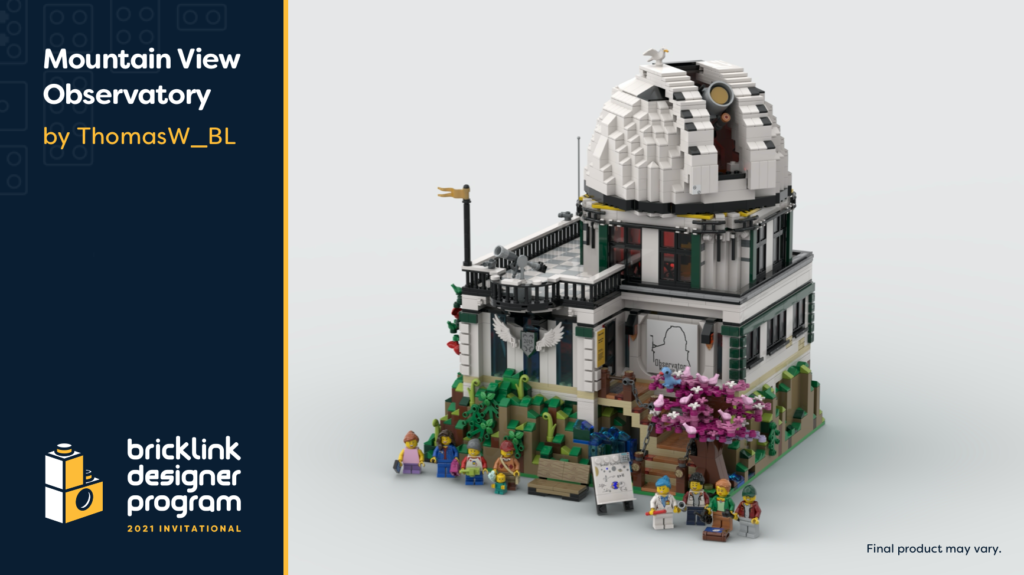 Programa de diseño BrickLink Observatorio Mountain View