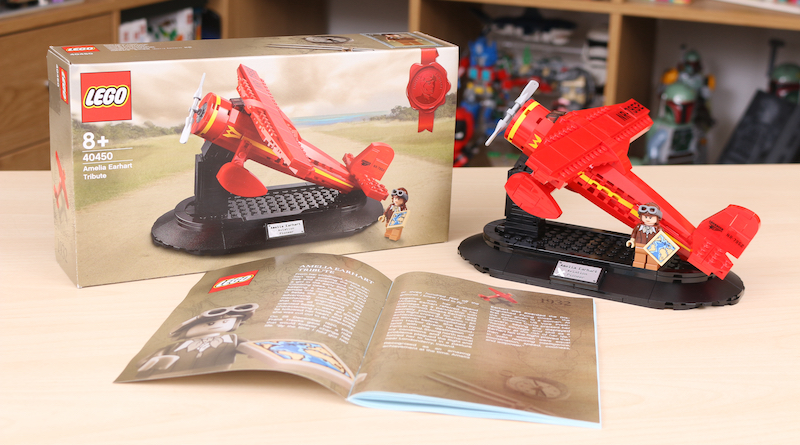 LEGO 40450 Amelia Earhart Tribute available in the VIP Rewards Centre