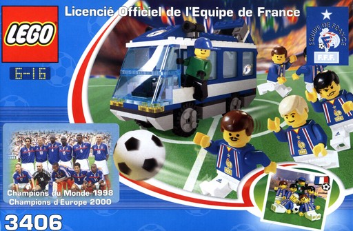 Lego Sports 3406 Fransk holdbus