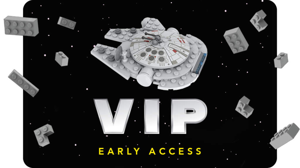 LEGO Star Wars Pacchetto VIP Millennium Falcon per la mostra 1024x574