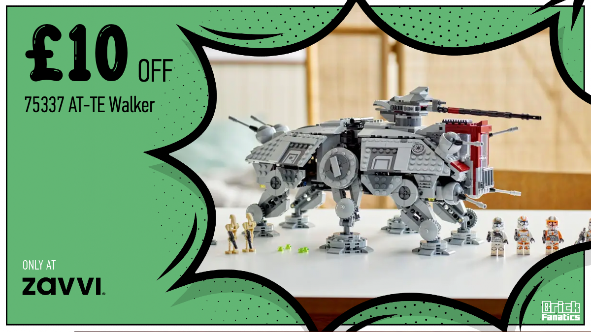 Recrea la Batalla de Utapau y ahorra £10 en LEGO Star Wars 75337 AT-TE Andador