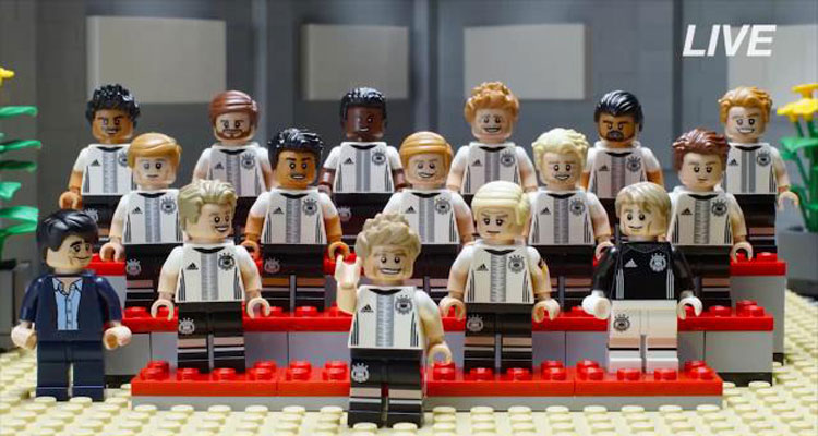 Primer vistazo a la serie de minifiguras del equipo de fútbol alemán LEGO DFB 71014