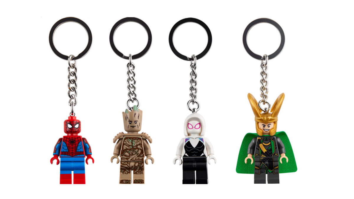 New LEGO Marvel key chain prices now confirmed