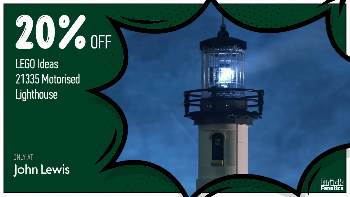 Don't miss out on £52 savings on LEGO Ideas 21335 Motorised Lighthouse
