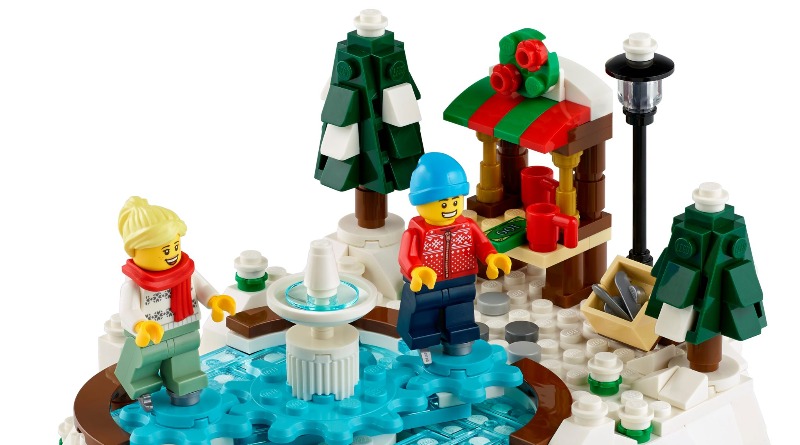 LEGO Christmas promo 40416 Ice Skating Rink available now