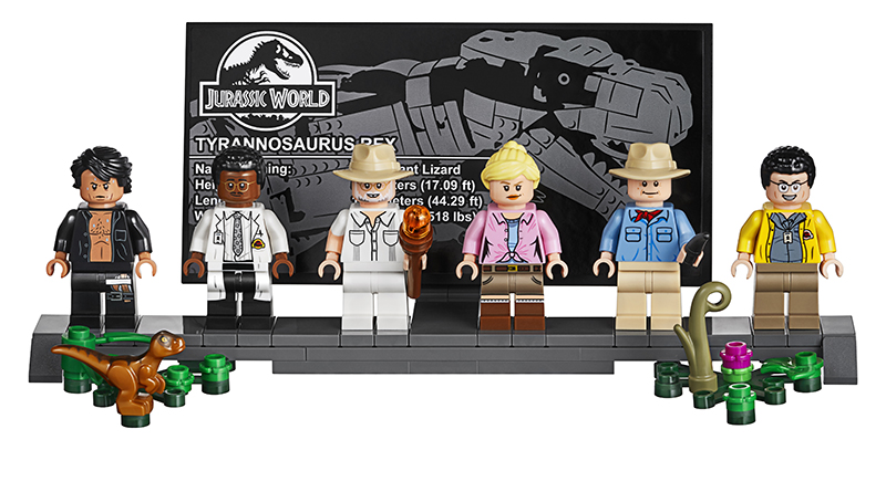 LEGO Jurassic World 75936 Jurassic Park: T. rex Rampage minifigures revealed