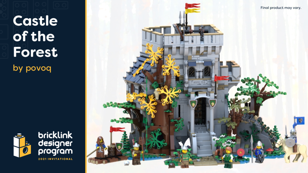 Programa de diseño de BrickLink: El castillo del bosque
