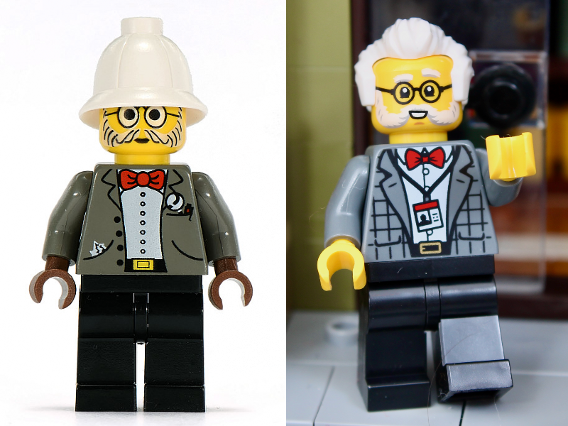 Comparación del Dr. Kilroy con LEGO