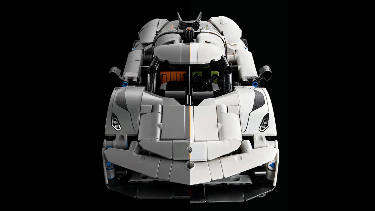 First look at LEGO Technic 42184 Koenigsegg Jesko Absolut White