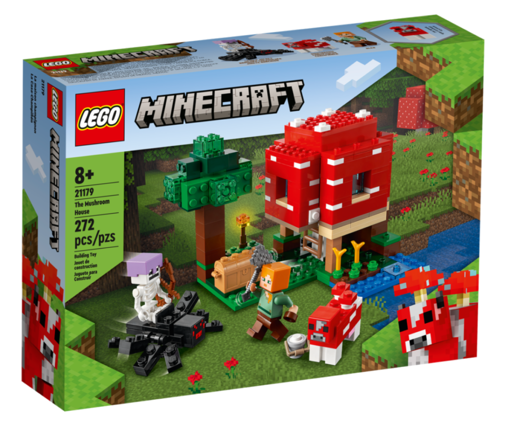 LEGO Minecraft 21179 La Casa de los Hongos caja 1024x870