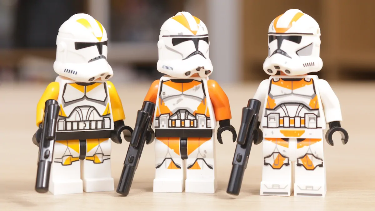 LEGO Star Wars L'errore di stampa degli elmetti del 212° Clone Trooper potrebbe essere risolto in un paio di mesi