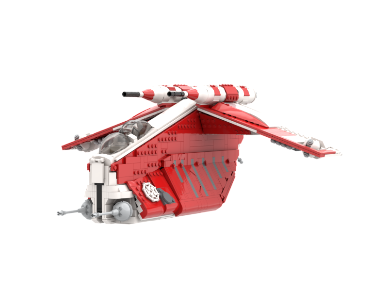 LAAT coruscant gunship V2 2