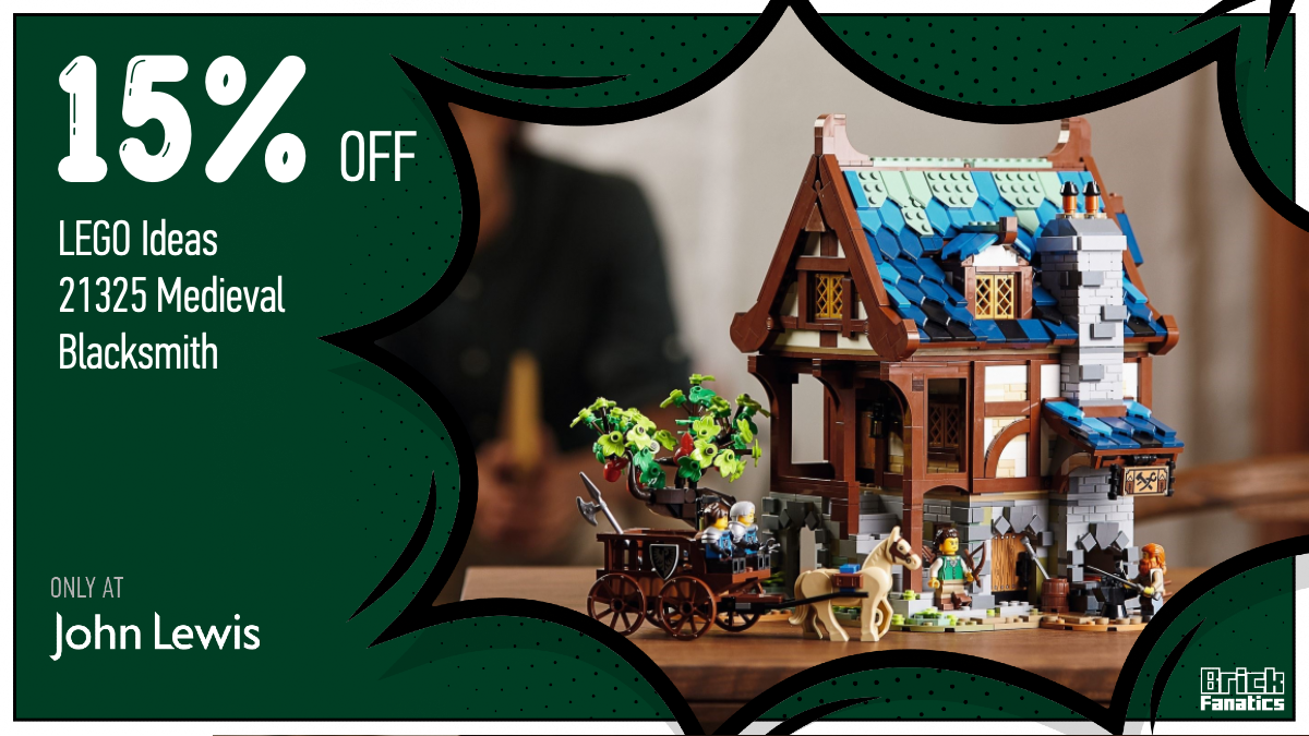 Spar 15% på pensionering af LEGO Ideas 21325 middelalderlig smed